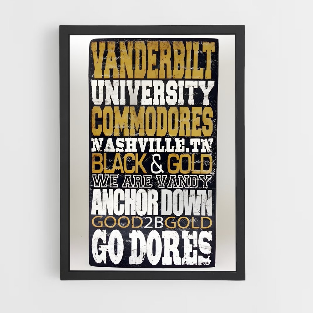 Poster Vanderbilt Legacy – affiche Baseball (vue 2)